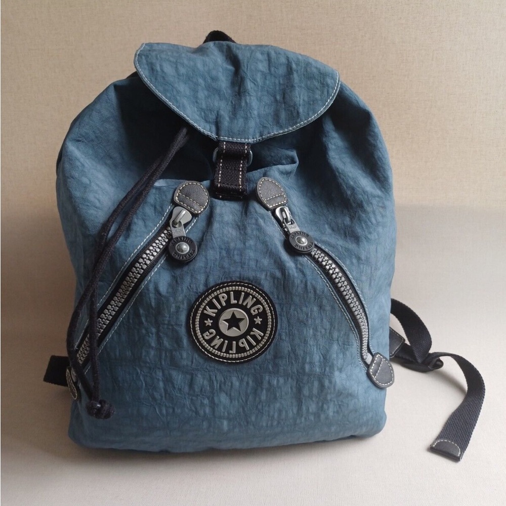 Kipling Blue Large Backpack